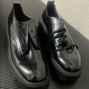 Men's Black Platform Shoes